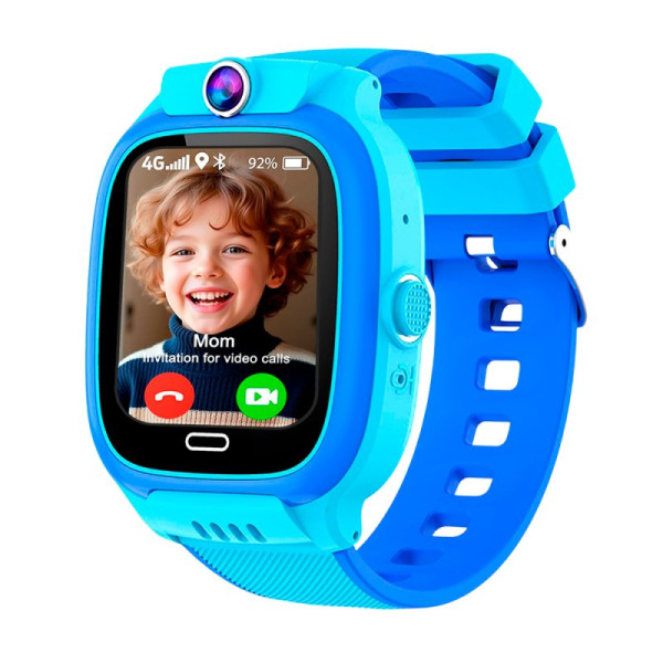 Smartwatch COOL Kids GPS Silicona Azul (Localización, Videollamadas, SIM) D