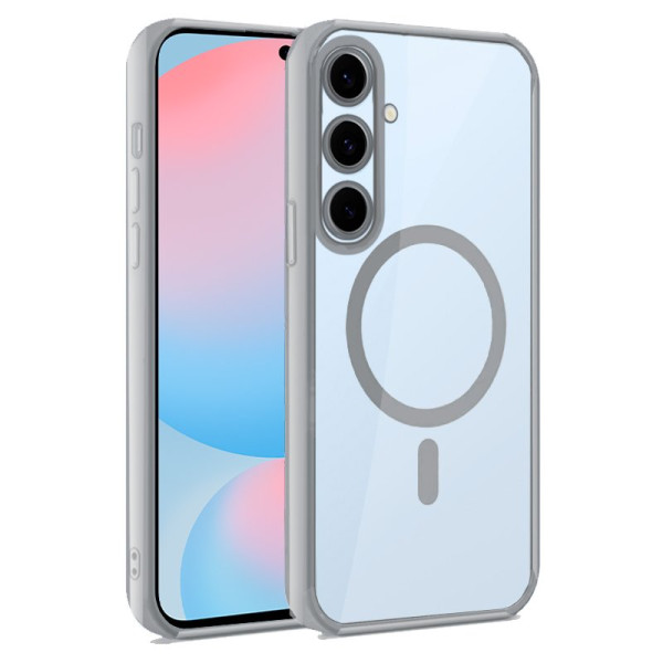 Carcasa COOL para Samsung S721 Galaxy S24 FE Magnética Borde Plata D