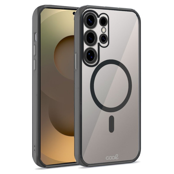 Carcasa COOL para Samsung S938 Galaxy S25 Ultra Magnética Borde Negro D