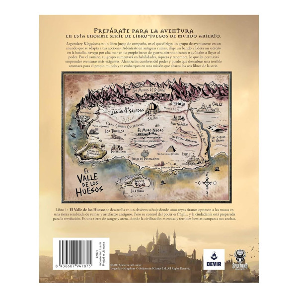 LIBRO - JUEGO LEGENDARY KINGDOMS 1: EL VALLE DE LOS HUESOS M 2