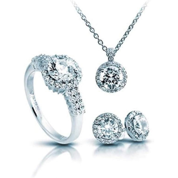 SET JOYERIA DIAMONFIRE MUJER DIAMONFIRE 1312691903175 45CM D