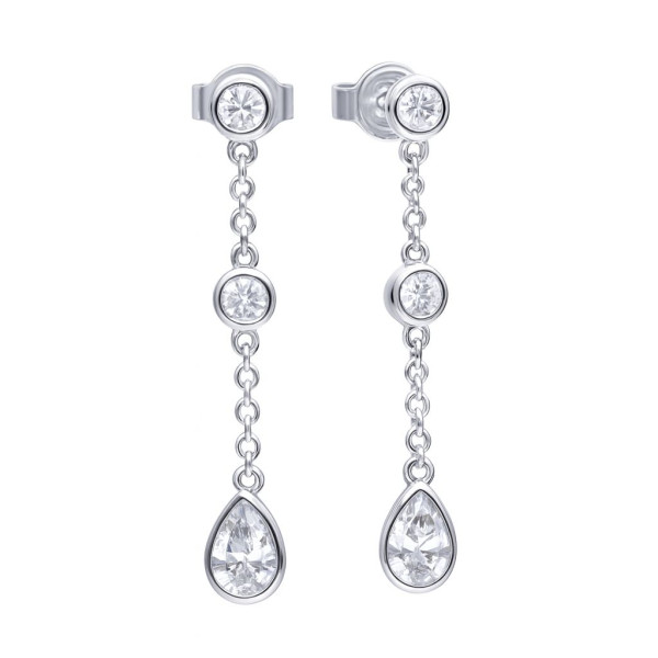 PENDIENTES DIAMONFIRE MUJER DIAMONFIRE 6220811082 3CM D