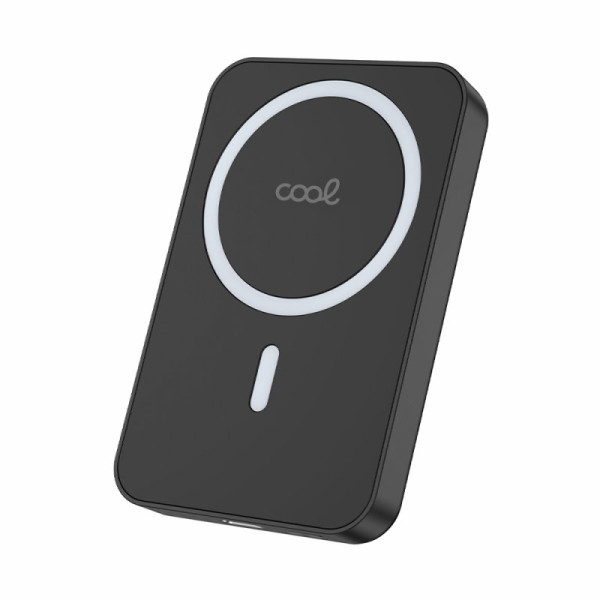 Bateria Externa Universal MAGNÉTICA Power Bank Qi 5000 mAh COOL Negro D