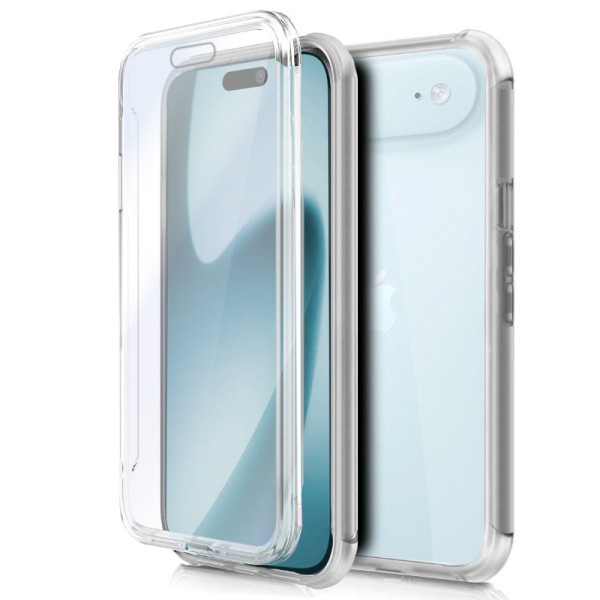 Funda COOL Silicona 3D para iPhone Air (Transparente Frontal + Trasera) D