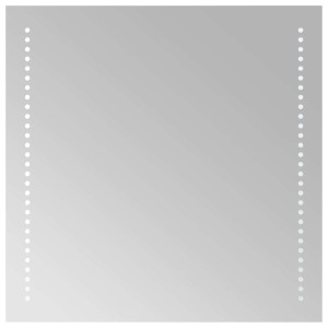 Espejo de baño con LED 50x50 cm H