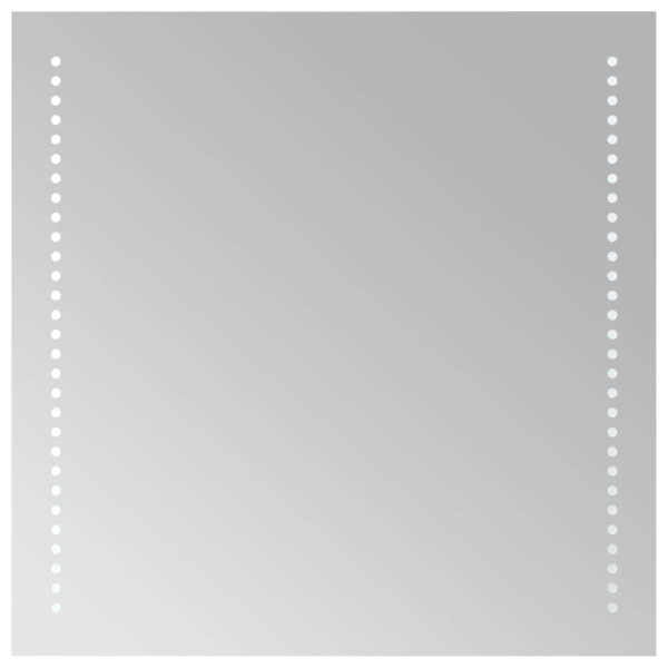 Espejo de baño con LED 50x50 cm M 2