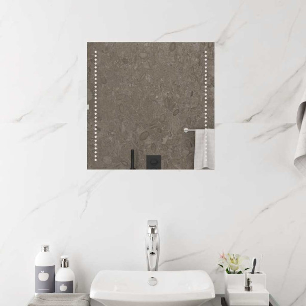 Espejo de baño con LED 50x50 cm M 3