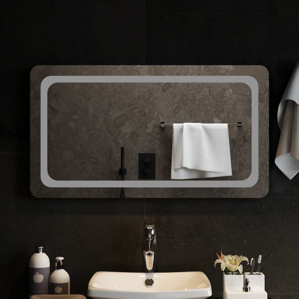 Espejo de baño con LED 90x50 cm M 3
