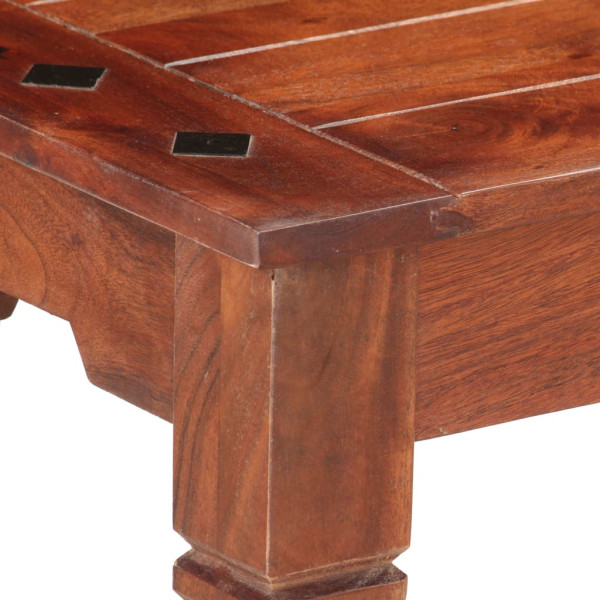 Banco de madera maciza de acacia 110 cm M 4