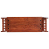 Banco de madera maciza de acacia 111 cm 4