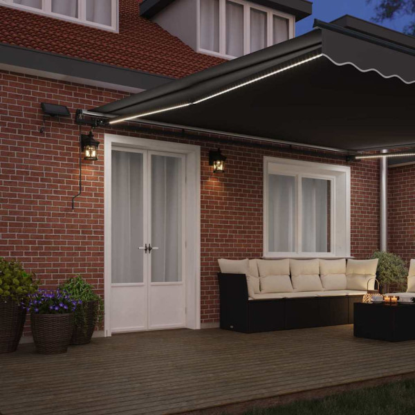 Toldo con Manual Antracita 5 x 3.5 m Metal M 3