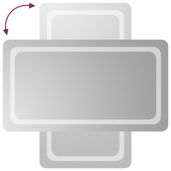 Espejo de baño con LED 50x90 cm M 4