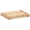 Estantes flotantes 3 uds madera acacia sin tratar 40x30x4 cm 3