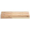 Estantes flotantes 4 uds madera acacia sin tratar 40x30x4 cm 4
