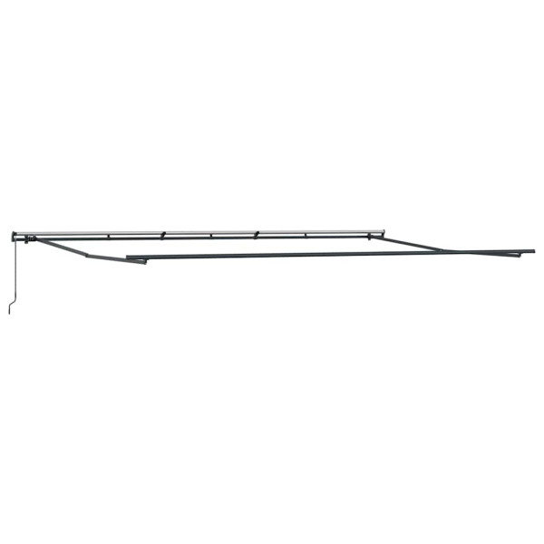 Toldo Retráctil Manual amarillo y naranja 600 x 350 cm tela M 4