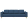 Juego de Sofá Azul tela 4