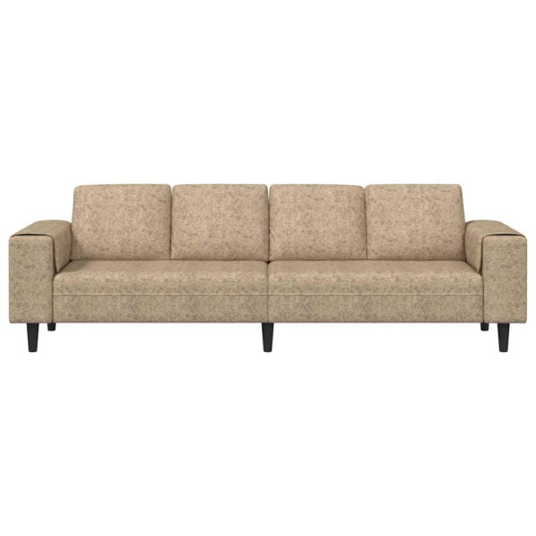 Juego de Sofá Gris claro Cuero de ante sintético M 4