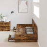 Cama con almacenamiento Madera Vieja 80 x 200 cm Madera contrachapada 4