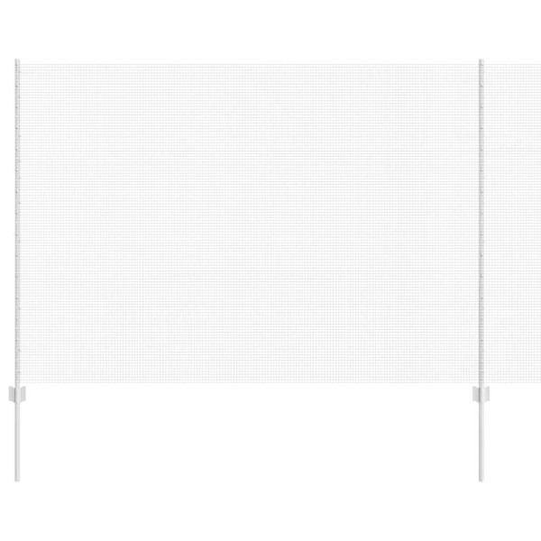 Reja con postes Plateado 1.5 x 50 m Acero M 2