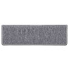 Alfombrillas para escaleras 30 unidades 65x21x4 cm Gris claro Borde rectangular 4