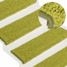 Alfombrillas para escaleras 30 unidades 65x21x4 cm Verde Borde Rectangular 5