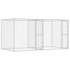 Jaula para perro Plateado 400 x 200 x 200 cm Acero Galvanizado 2