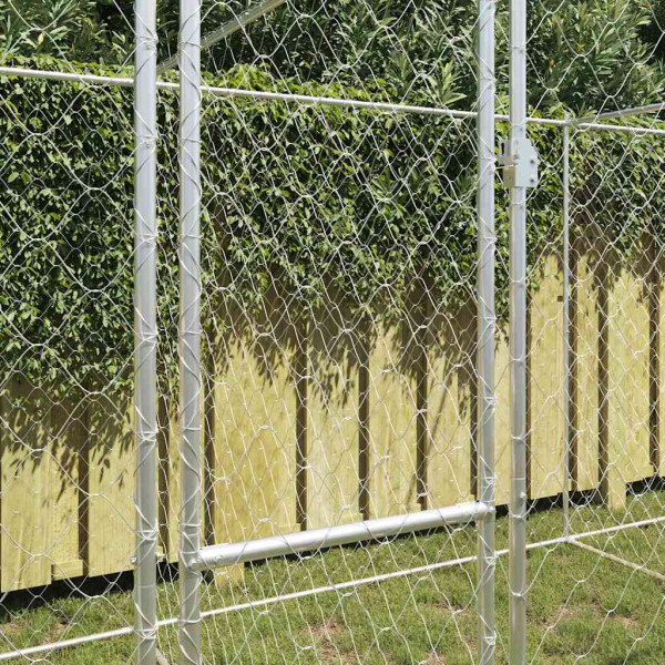 Jaula para perro Plateado 600 x 200 x 200 cm Acero Galvanizado M 3