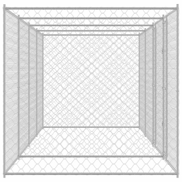 Jaula para perro Plateado 600 x 200 x 200 cm Acero Galvanizado M 5