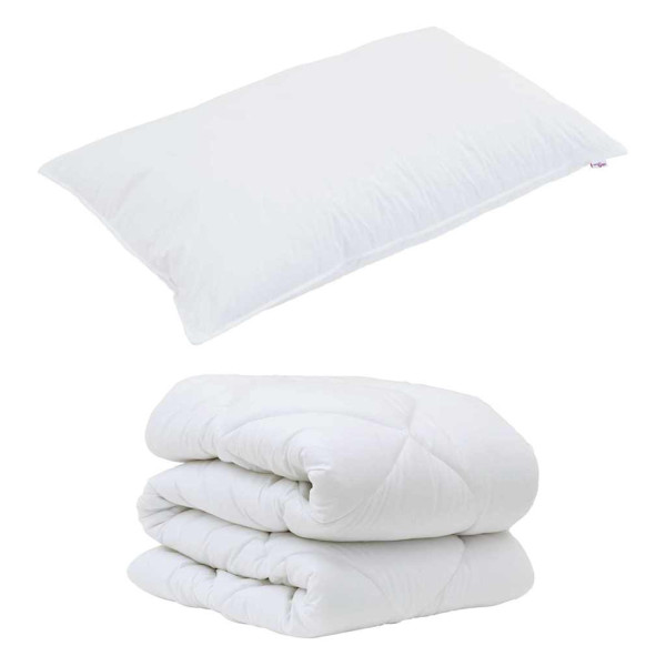 Juego de edredón de invierno 2 pcs 155 x 220 cm Microfibra M 2