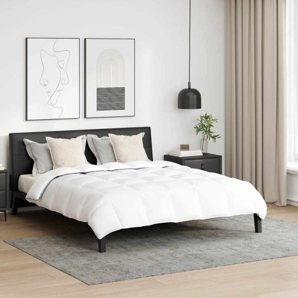 Juego de edredón de invierno 3 pcs Blanco 200 x 200 cm D