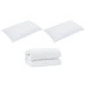 Juego de Edredón 3 pcs Blanco 200 x 220 cm Microfibra 2