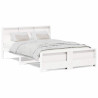 Estructura de cama 160 x 200 cm Madera maciza de pino 4