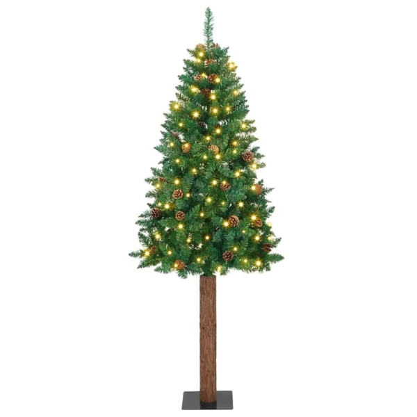 Árbol de Navidad Delgado Verde 77 x 77 x 210 cm PVC D