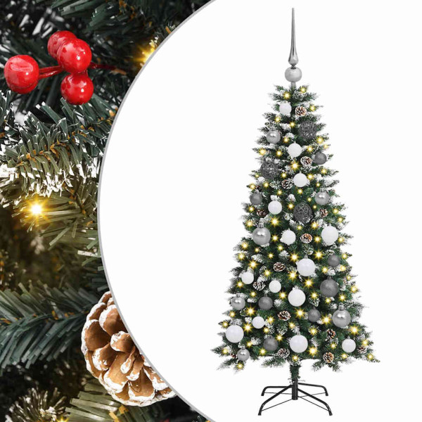 Árbol de Navidad artificial Verde 120 cm PVC M 2