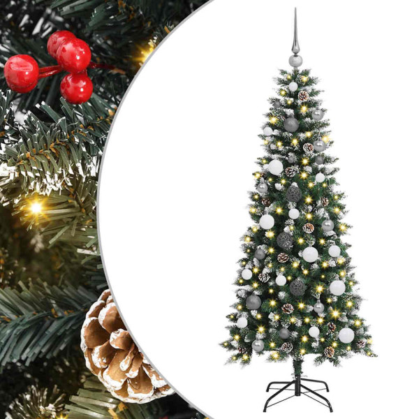 Árbol de Navidad artificial Verde 150 cm PVC M 2