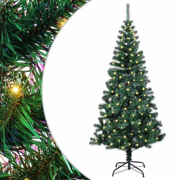 Árbol de Navidad artificial Verde 150 cm PVC M 2