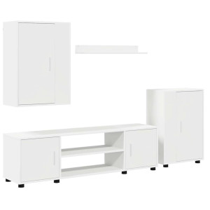 Juego de mueble de TV de 4 piezas 4 pcs H