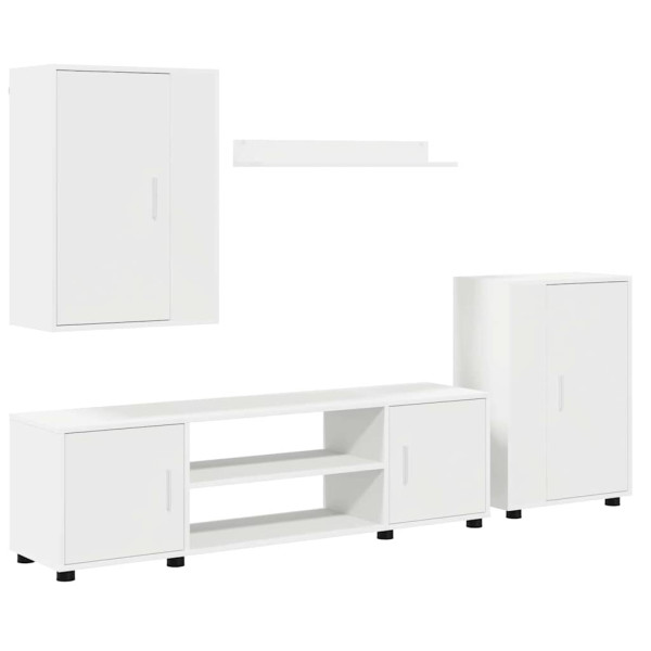 Juego de mueble de TV de 4 piezas 4 pcs M 2