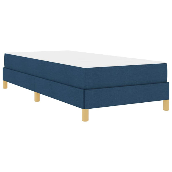 Cama tipo Box Spring Azul y 100 x 200 cm Espuma M 3