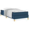 Cama tipo Box Spring Azul y 100 x 200 cm Espuma 4