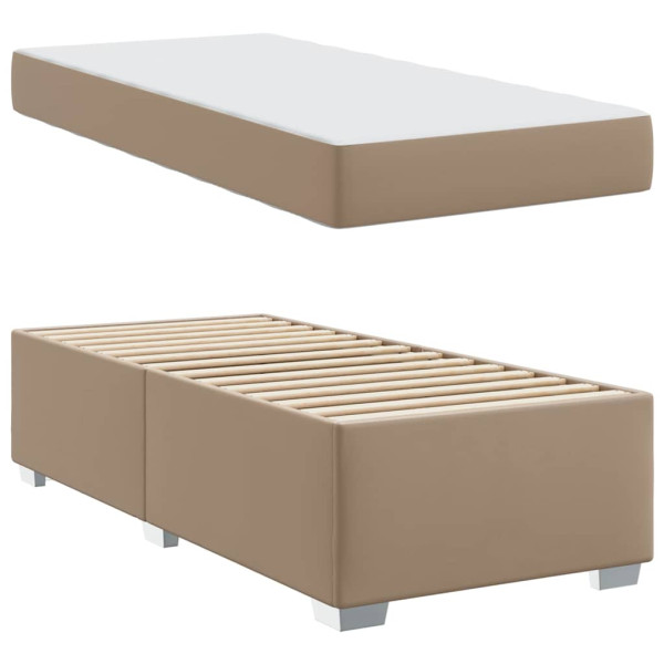 Estructura de cama Capuchino 90 x 200 cm Cuero sintético M 2