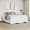 Estructura de cama Blanco 160 x 200 cm Cuero sintético 1