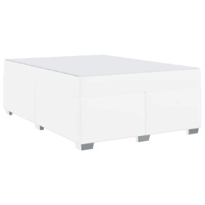 Estructura de cama Blanco 160 x 200 cm Cuero sintético H