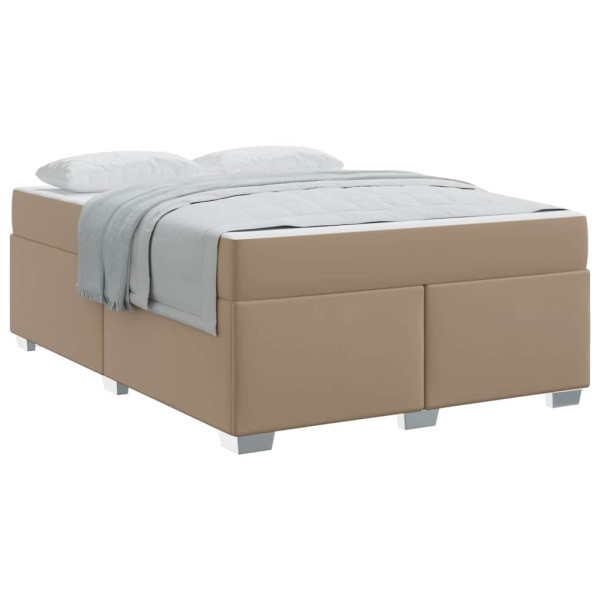 Estructura de cama Capuchino 160 x 200 cm Cuero sintético M 3