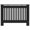 Cubierta de Radiador 2 pcs Negro 112 x 19 x 81.5 cm 5