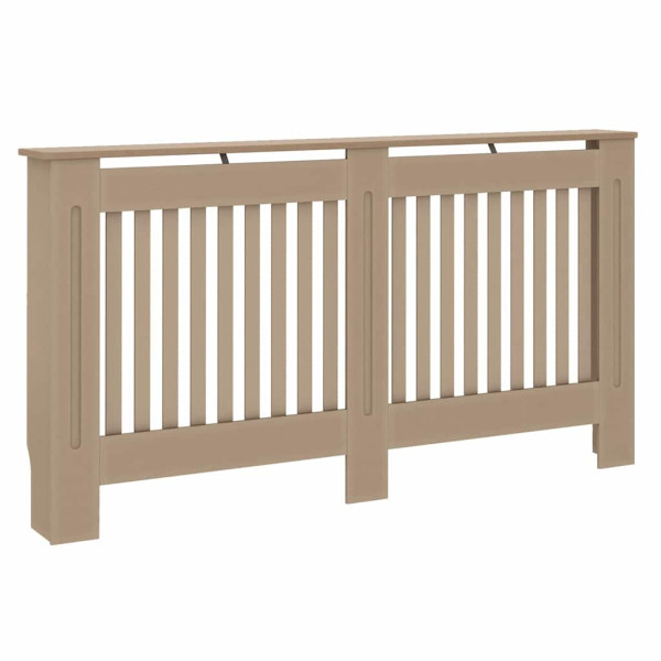 Cubierta de radiador 2 pcs Marrón 152x19x81.5cm M 4