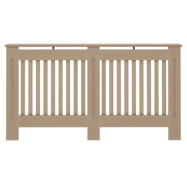 Cubierta de radiador 2 pcs Marrón 152x19x81.5cm M 5