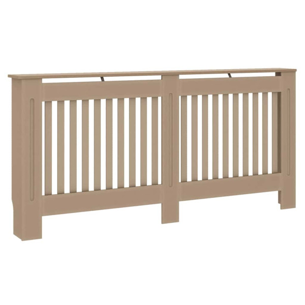 Cubierta de Radiador 2 pcs Marrón 172 x 19 x 81.5 cm M 4