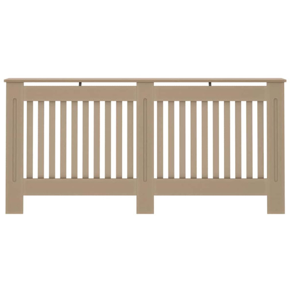 Cubierta de Radiador 2 pcs Marrón 172 x 19 x 81.5 cm M 5