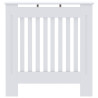 Cubierta de radiador 2 pcs Blanco 78x19x81.5cm Madera Ingeniada 5